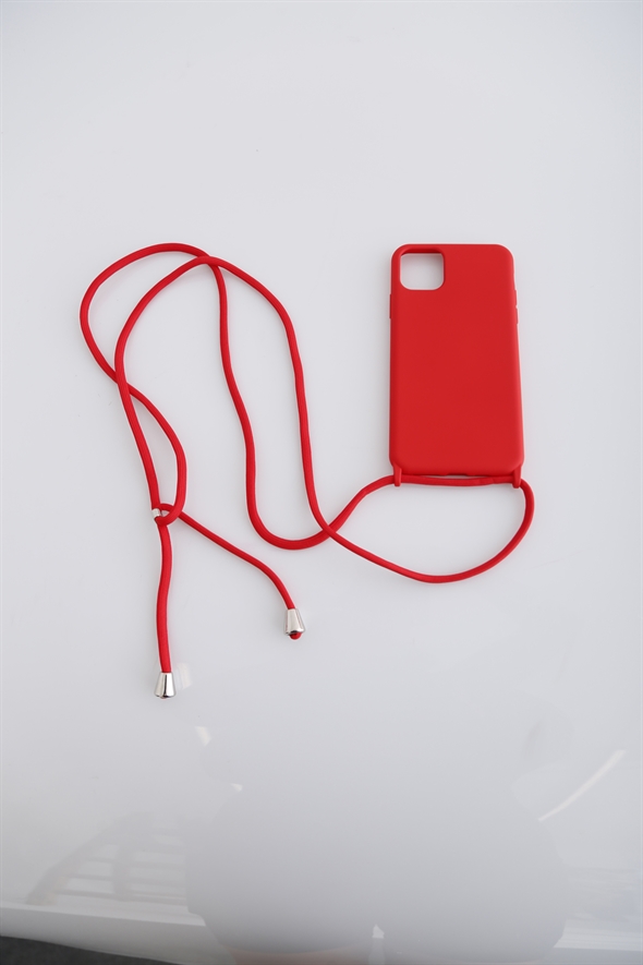 Kırmızı iPhone 11 Pro Mat Telefon Kabı 