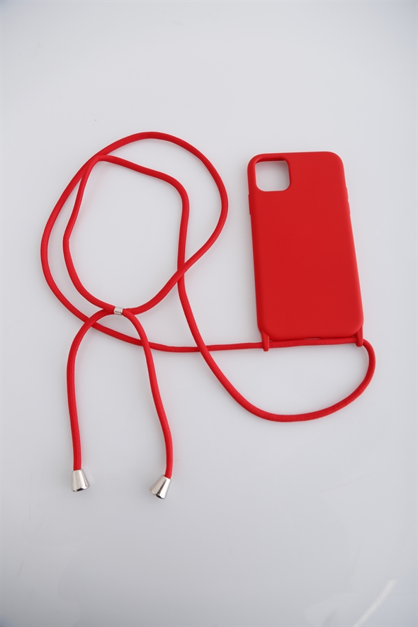 Kırmızı iPhone 11 Pro Max Mat Telefon Kabı 