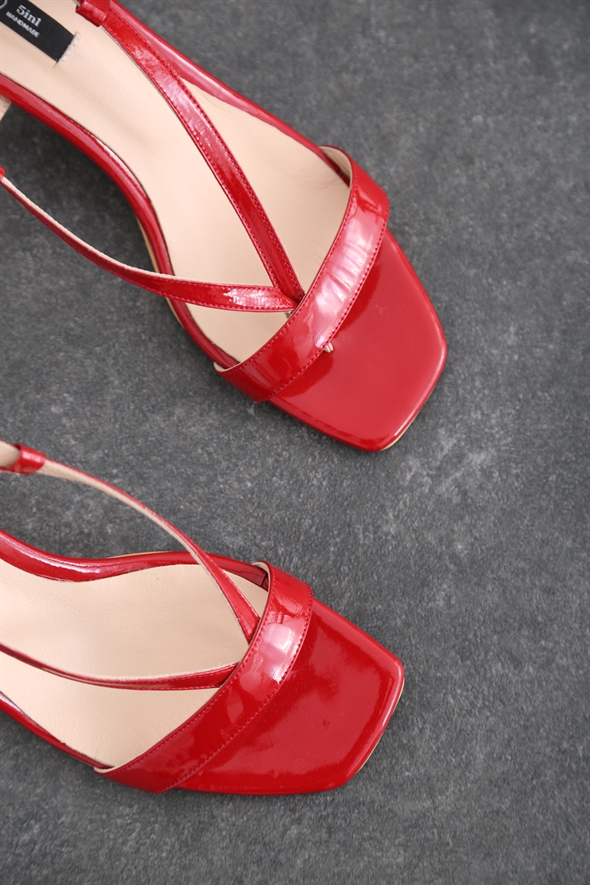 Kırmızı Sandalet-64051 