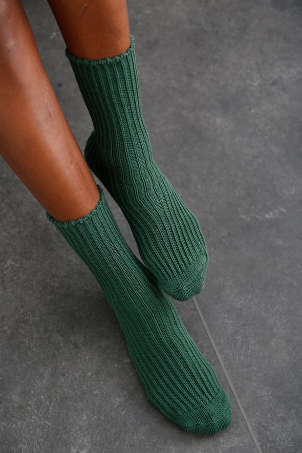 Renkli Dörtlü Pamuk Çorap 