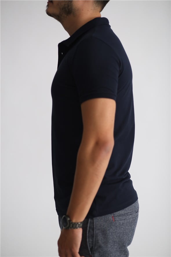 Lacivert Polo Yaka Tshirt 20201025