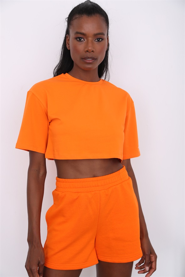 Oranj Crop Tshirt 