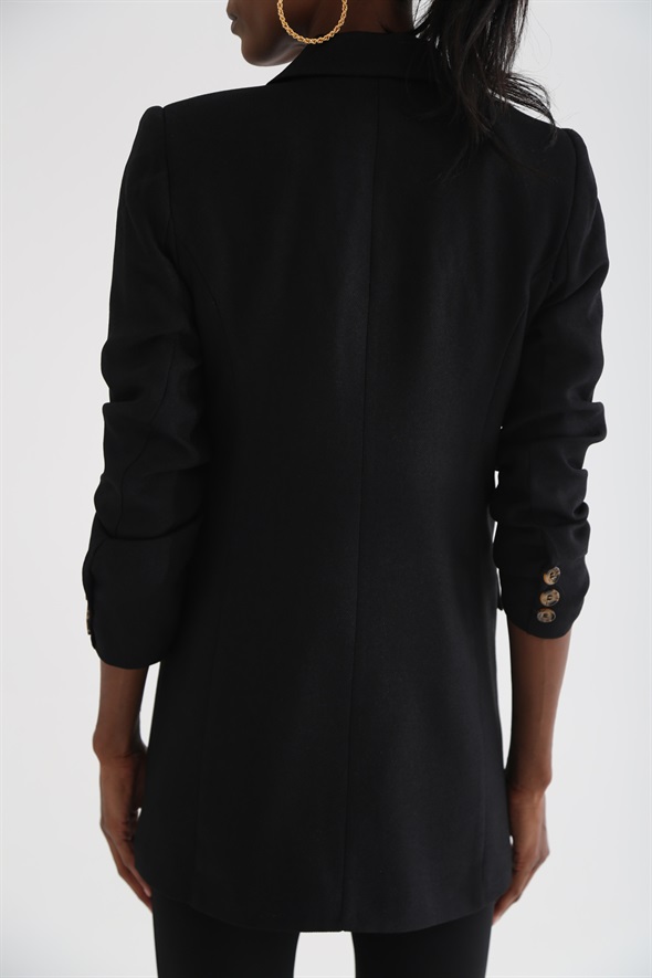Siyah Blazer Ceket 9911-1