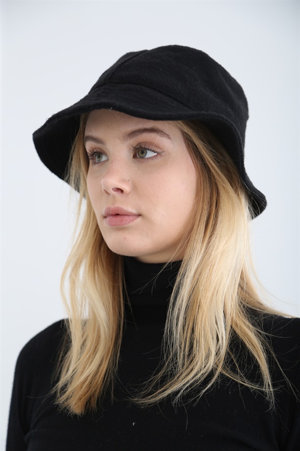 Siyah Bucket Şapka 13501