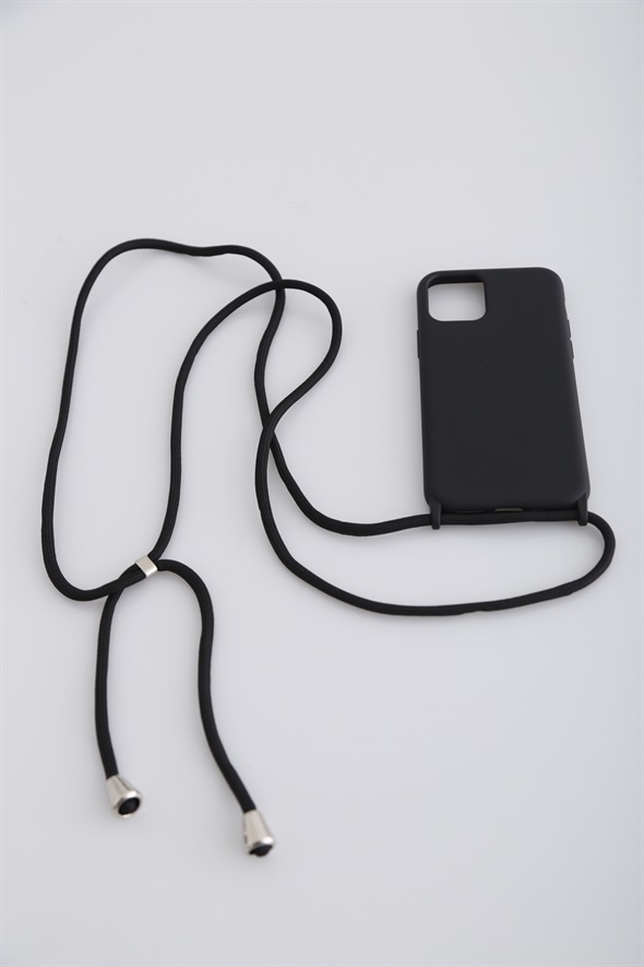 Siyah iPhone 11 Mat Telefon Kabı 