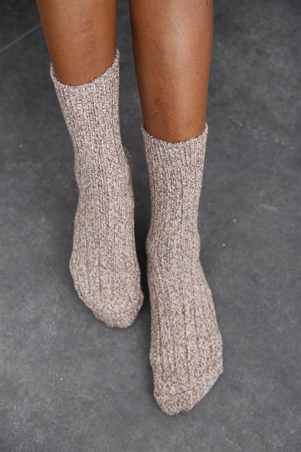 Vizon Kırçıllı Pamuk Çorap 