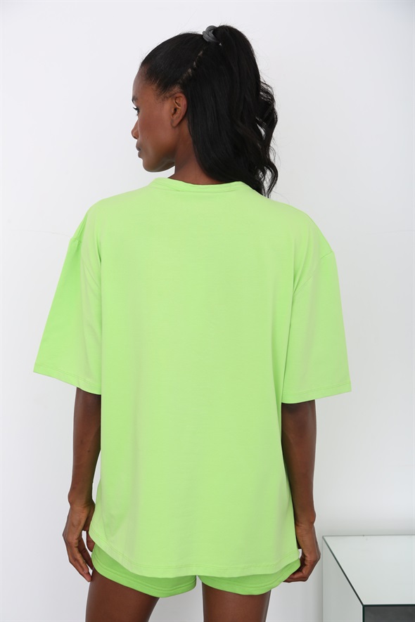 Yeşil Oversize Tshirt 